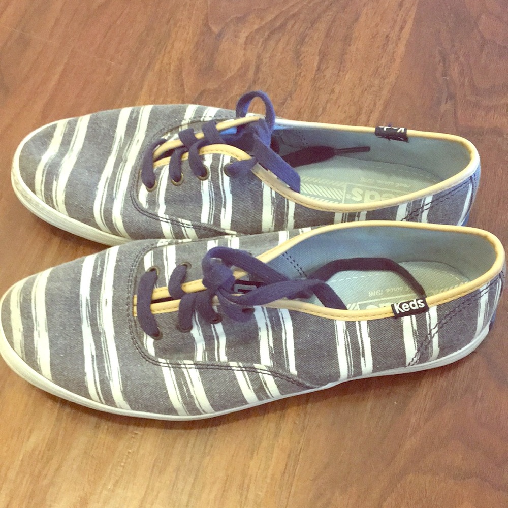 Keds striped sneakers size 6.5